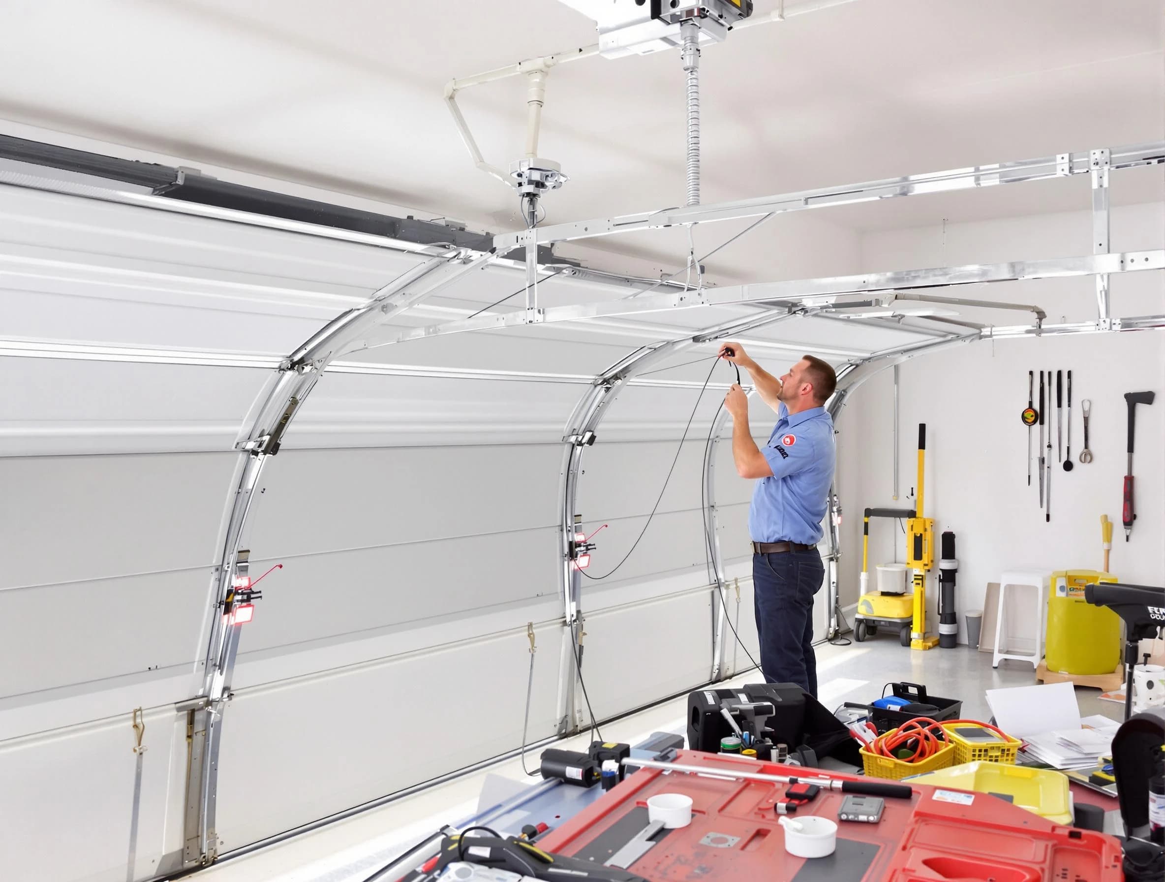 Garage door cable repair service by Peoria Garage Door Repair in Peoria