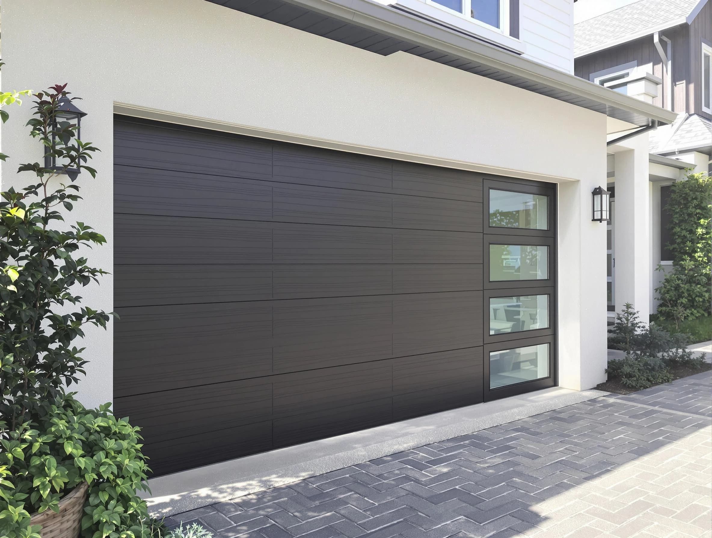 Custom garage door installation by Peoria Garage Door Repair in Peoria