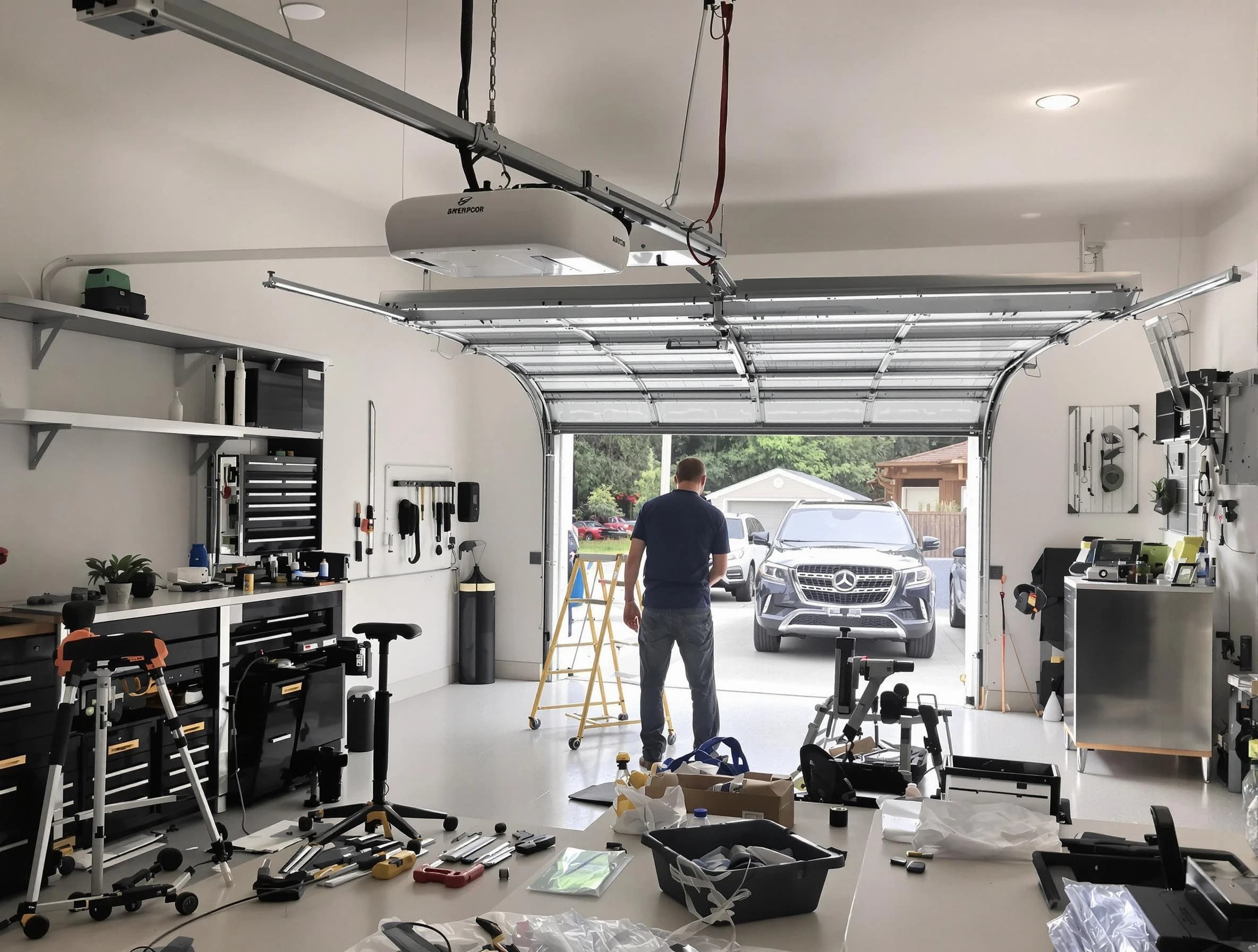 Garage door opener installation by Peoria Garage Door Repair in Peoria
