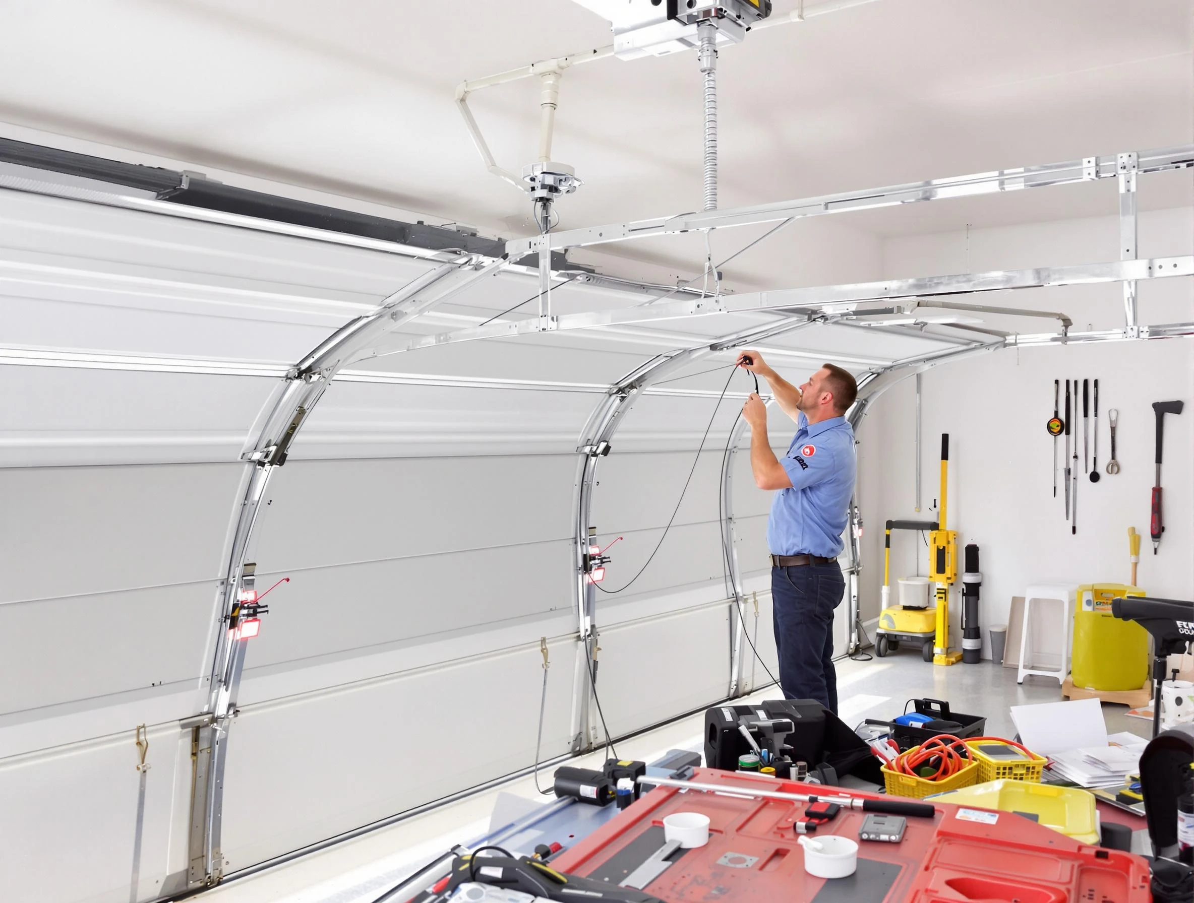 Garage door cable repair service by Peoria Garage Door Repair in Peoria
