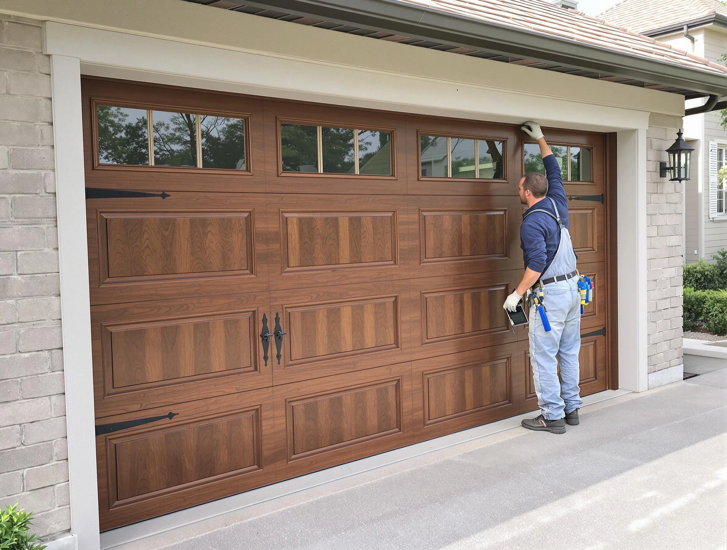 Custom garage door showcase by Peoria Garage Door Repair in Peoria