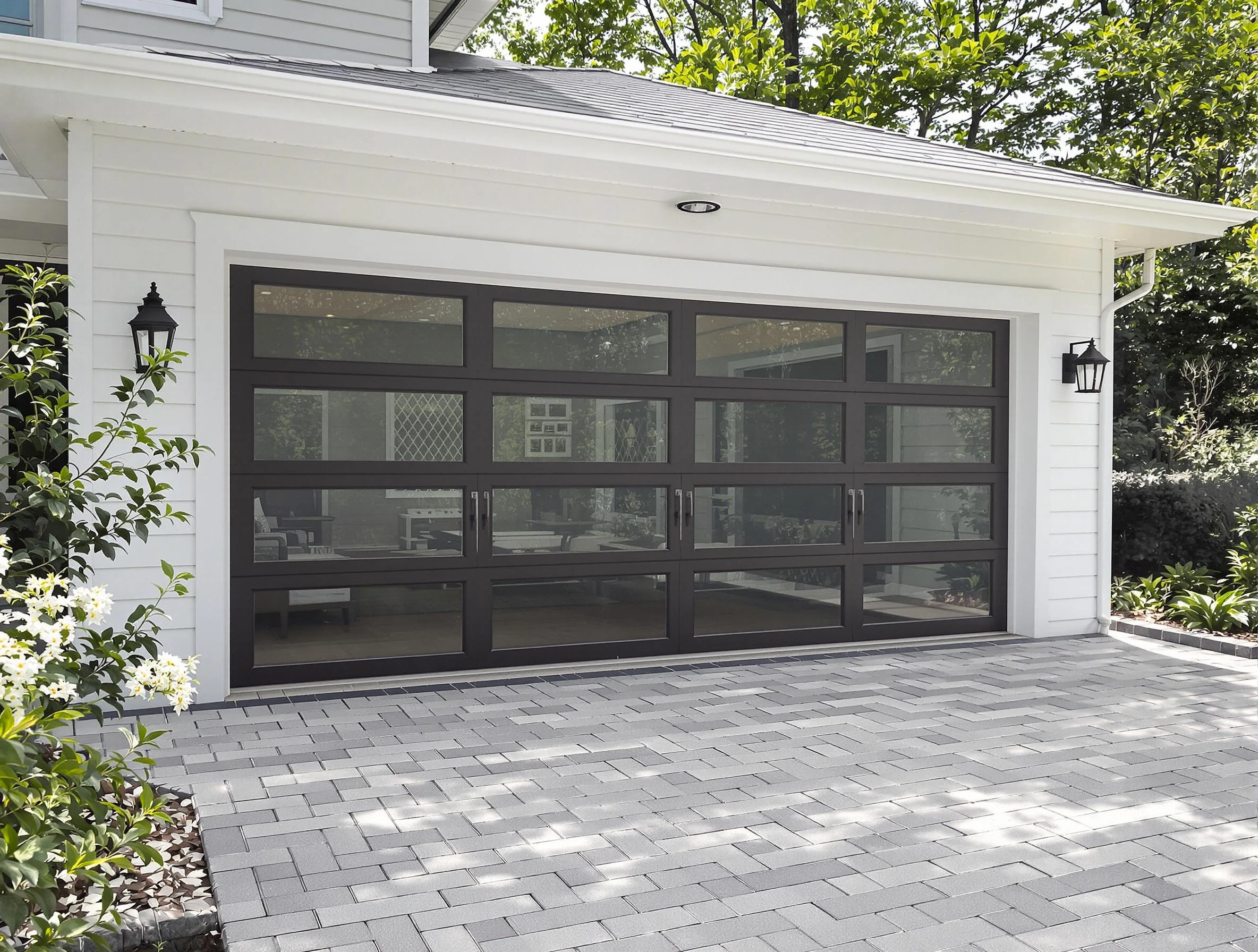 Peoria Garage Door Repair design specialist presenting custom garage door options to Peoria homeowner