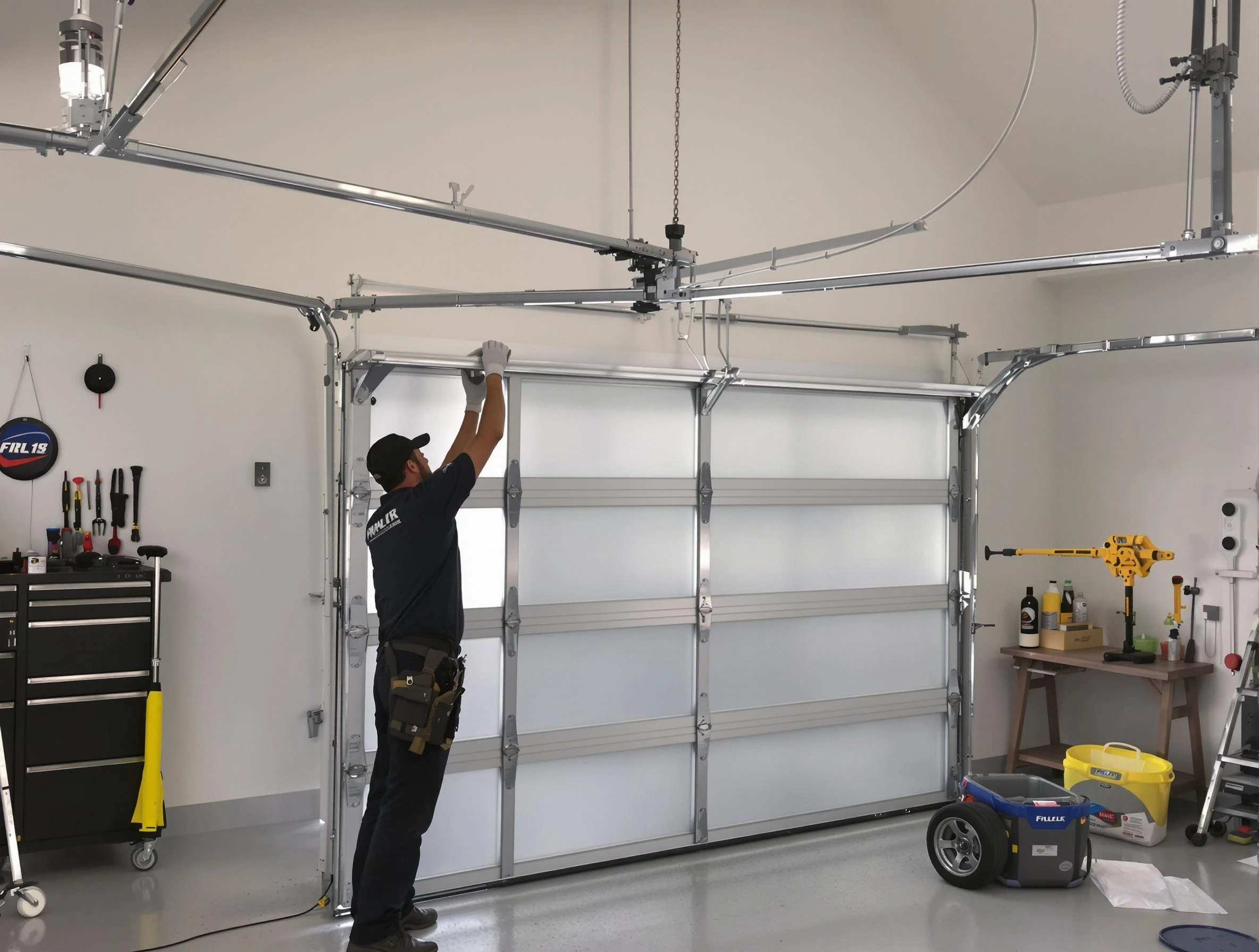 Peoria Garage Door Repair certified team performing precision garage door installation in Peoria